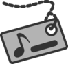 Music Id Card Clip Art